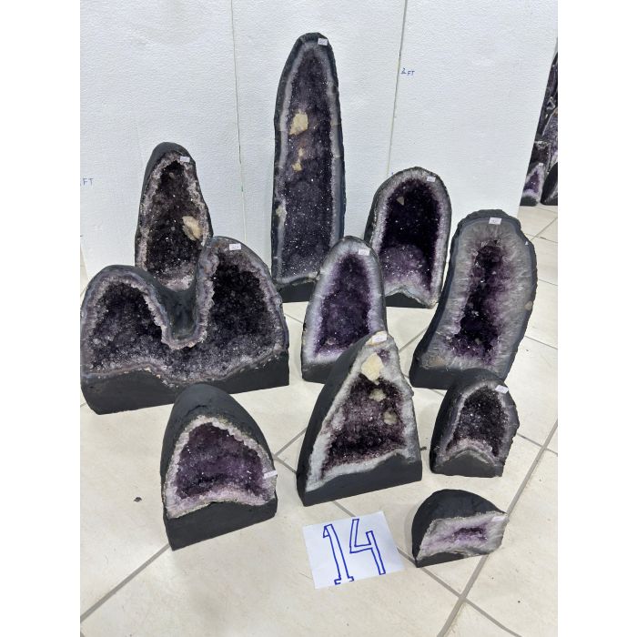 Amethyst Cathedral Crate No.14. 185KG (10PCS) PREORDER