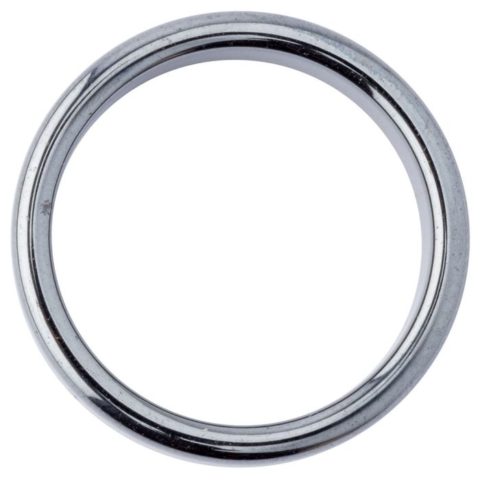 Flat Hematine Ring 6mm (10pcs) NETT