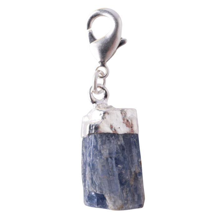 Mini Rough Kyanite Charm, Silver Plated (1pc) NETT