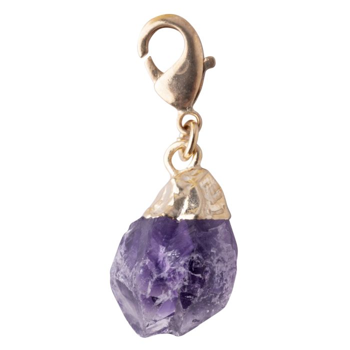 Mini Amethyst Point Charm Gold Plated (1 Piece) NETT