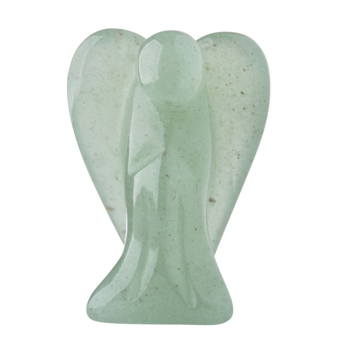 1" Green Aventurine Pocket Angel (1pc) NETT