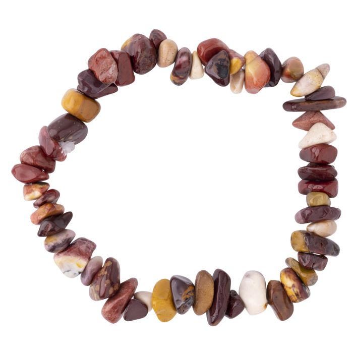 7.5" Mookaite Chip Bracelet (1pc) NETT