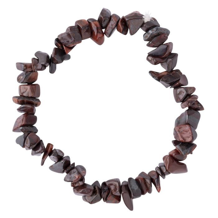 7.5" Red Tiger Eye Chip Bracelet (1pc) NETT