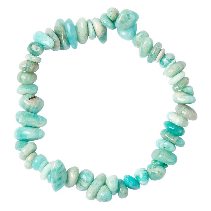 7.5" Chip Bracelet, Russian Amazonite (1pc)