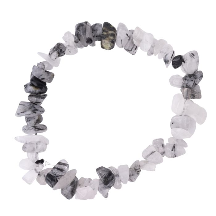 7.5" Chip Bracelet Tourmalinated Quartz (1 Piece) NETT