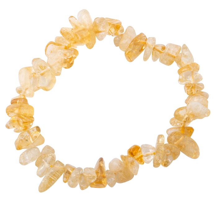 7.5" Citrine (Heat Treated) Chip Bracelet (1pc) NETT