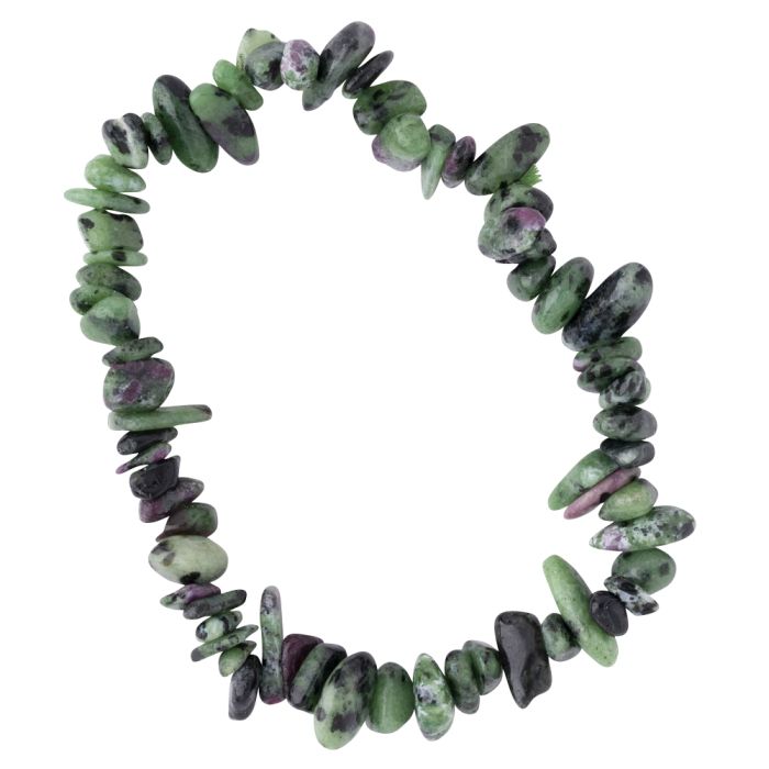 7.5" Chip Bracelet Ruby Zoisite (1 Piece) NETT