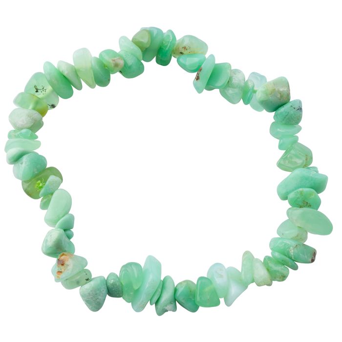 7.5" Chrysoprase Chip Bracelet A Grade (1pc) NETT