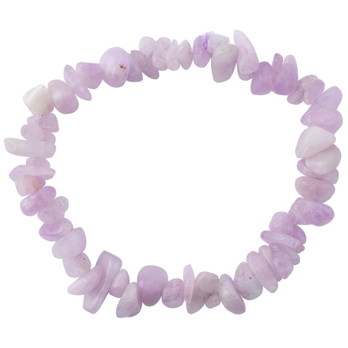 7.5" Kunzite Chip Bracelet A&B Grade (1pc) NETT