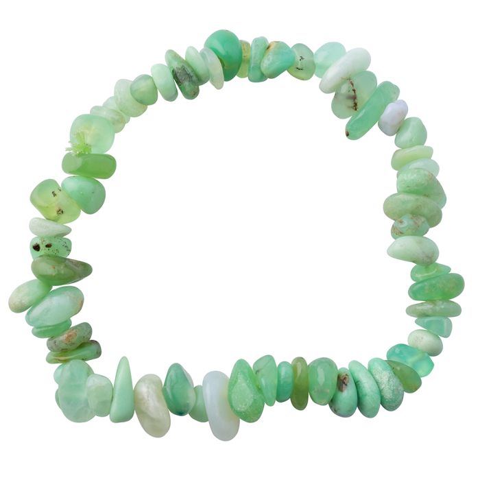 7.5" Chrysoprase Chip Bracelet A&B Grade (1pc) NETT