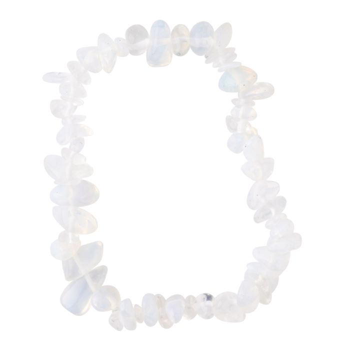 7.5" Opalite Glass Chip Bracelet (1pc) NETT