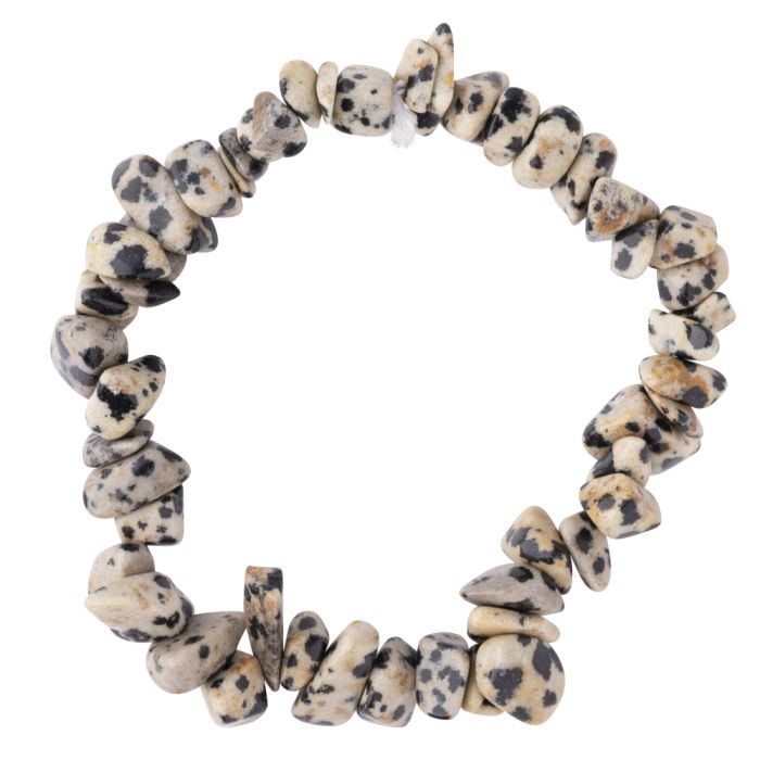 7.5" Dalmatian Jasper Chip Bracelet (1pc) NETT