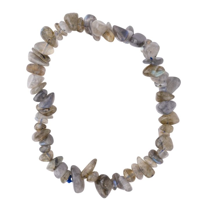 7.5" Labradorite Chip Bracelet B Grade (1pc) NETT