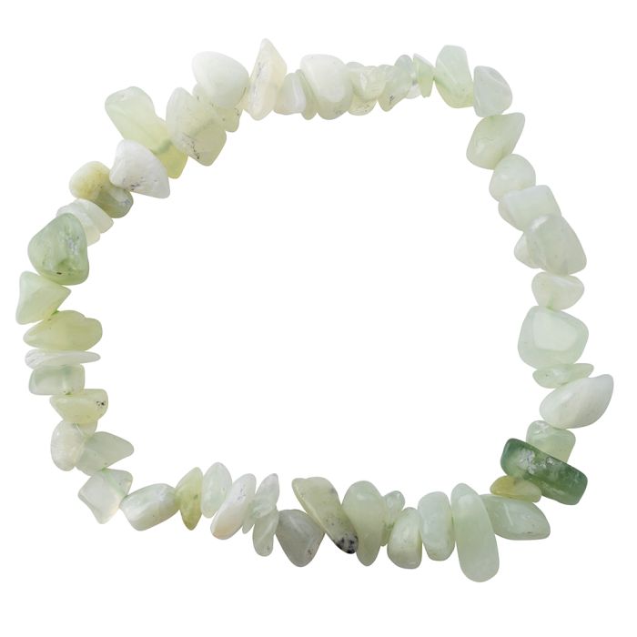 7.5" New Jade Chip Bracelet, China (1pc) NETT