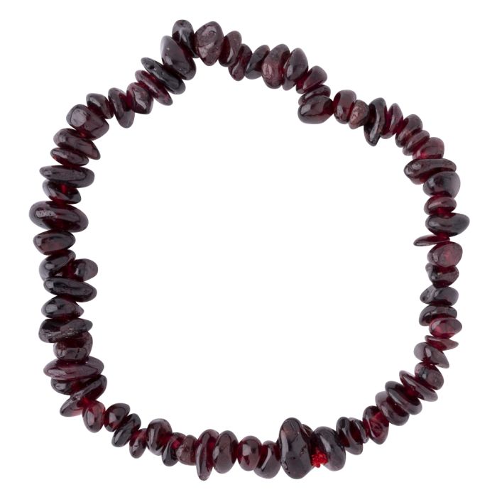 7.5" Freeform Garnet Chip Bracelet (1pc) NETT