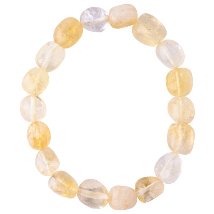 Heat Treated Citrine Tumblestone Bracelet (1 Piece) NETT