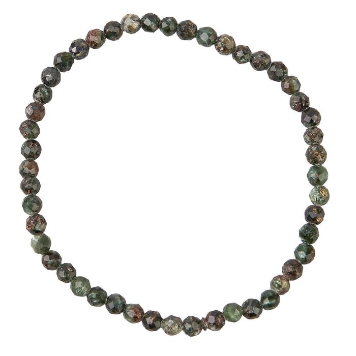 4mm Faceted Seraphinite Bracelet  (1pc)