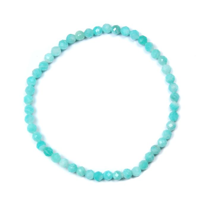 4mm Faceted Amazonite Bracelet (1pc) NETT