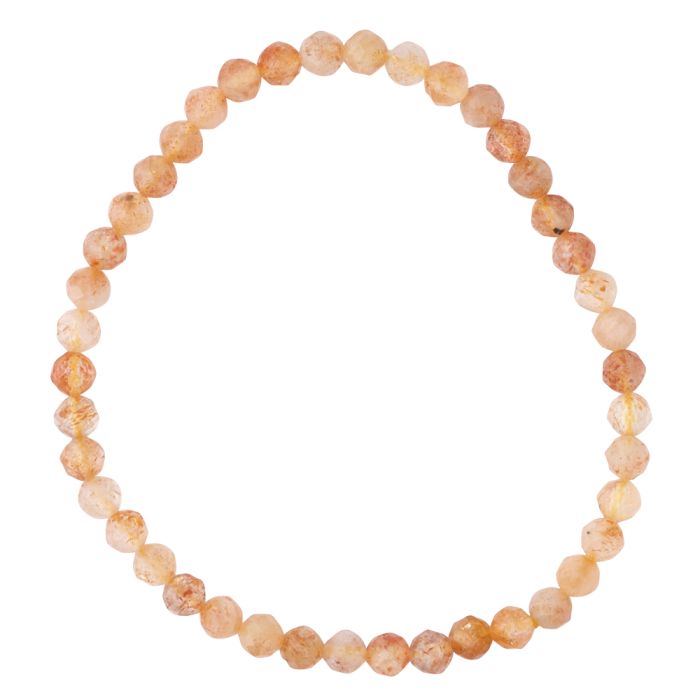 4mm Faceted Sunstone Bracelet (1pc) NETT