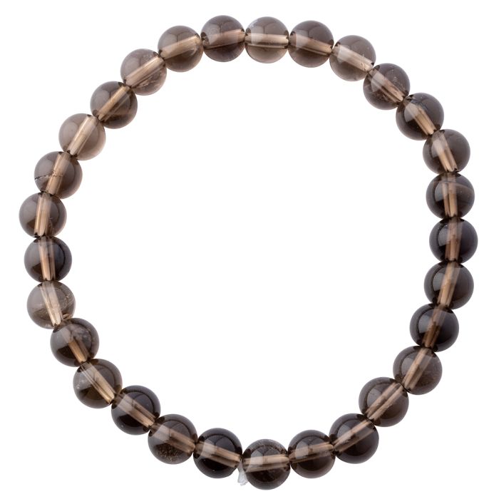 6mm Smoky Quartz Bead Bracelet (1pc) NETT