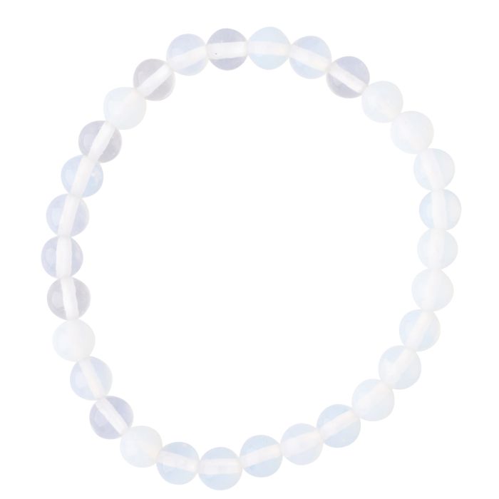 6mm Opalite Glass Bead Bracelet (1piece) NETT