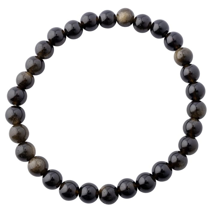 6mm Golden Obsidian Bead Bracelet (1pc) NETT