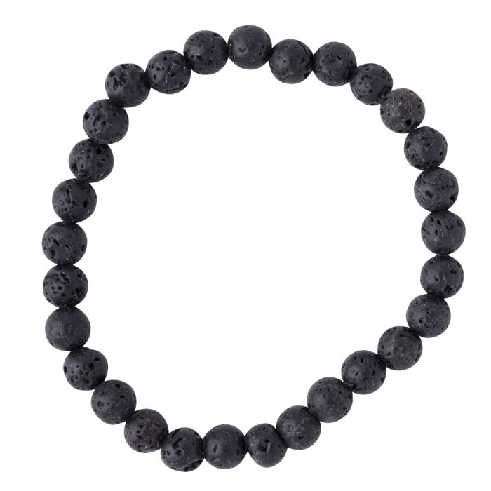 6mm Lava Stone Bead Bracelet (1pc) NETT