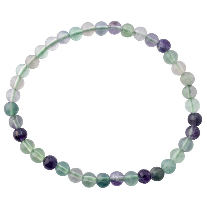 4mm Fluorite Bead Bracelet (1pc) NETT