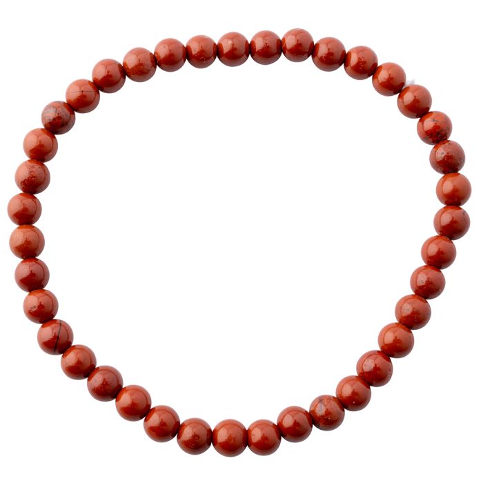 4mm Red Jasper Bead Bracelet (1pc) NETT