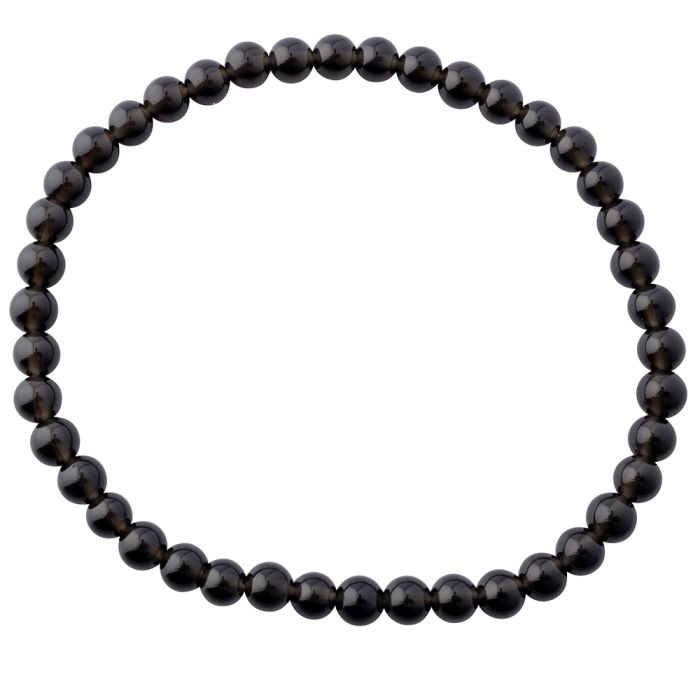 4mm Black Obsidian Bead Bracelet (1pc) NETT
