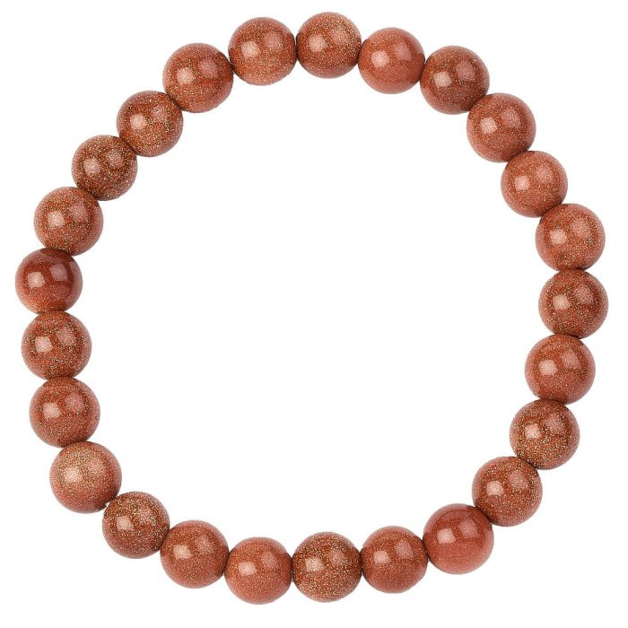 8mm Bead Bracelet Goldstone (1pc)