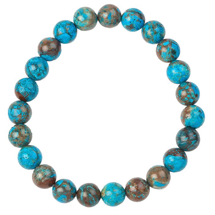 8mm Chrysocolla Bead Bracelet  (1pc)