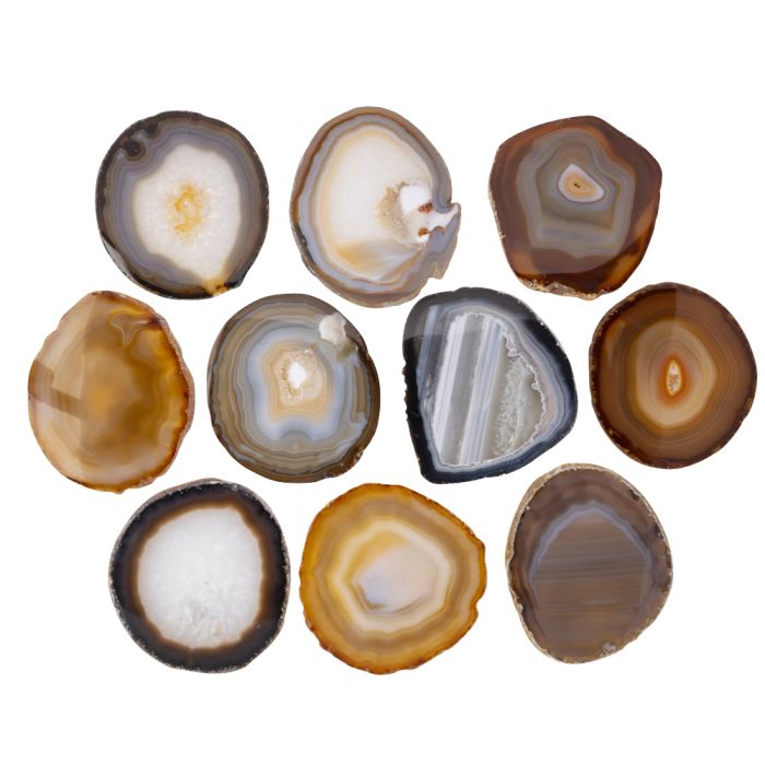 A5 Agate Slice Natural (4" to 5") NETT