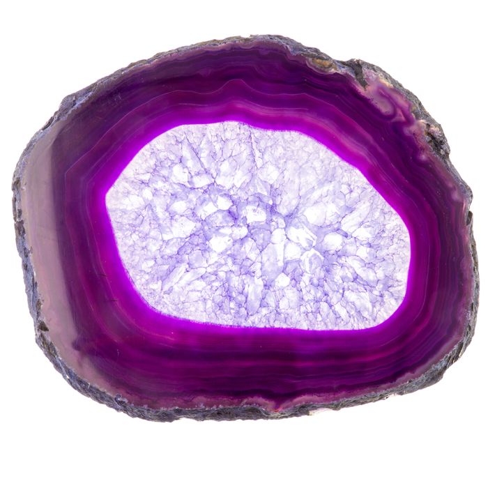 A6 Agate Slice Purple (5&quot; to 5.5&quot;) (1 Piece) NETT