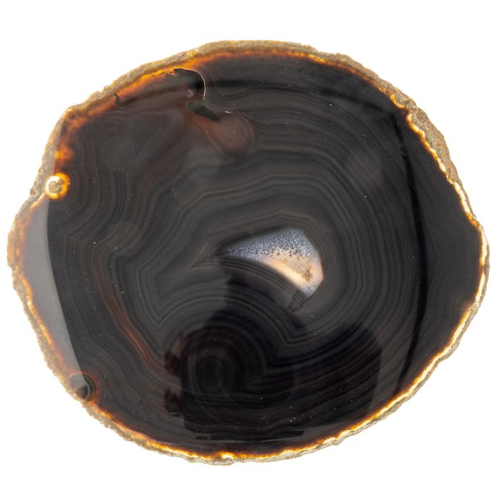 A7 Agate Slice Black (5.5" to 6") NETT