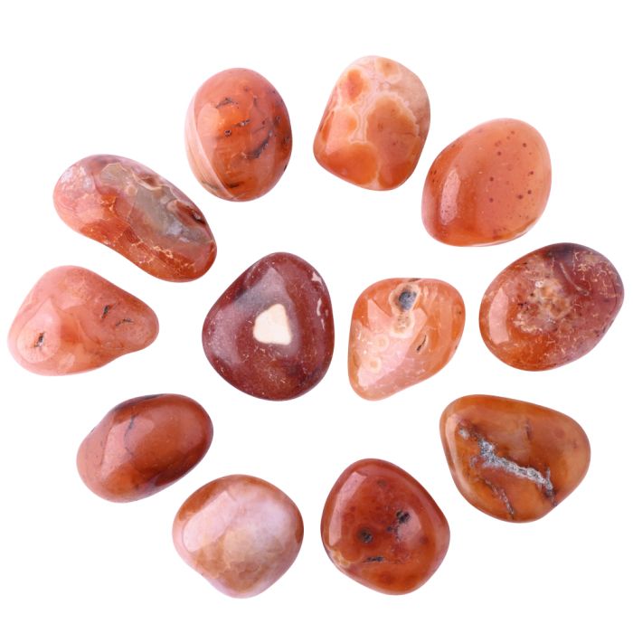 Carnelian Large Tumblestone 30-40mm, India (250g) NETT