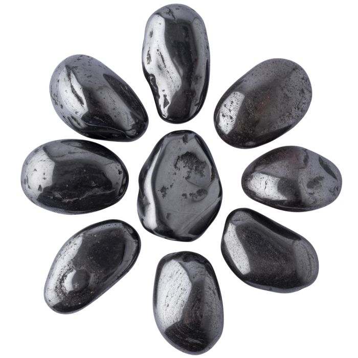 Hematite Extra Large Tumblestone 40-50mm, Brazil (500g) NETT