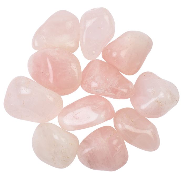 Rose Quartz Large Tumblestone 30-40mm, Brazil (250g) NETT