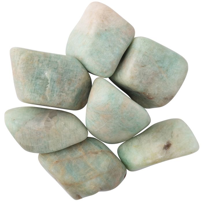 Amazonite Extra Large Tumblestone 40-50mm, Brazil (250g) NETT