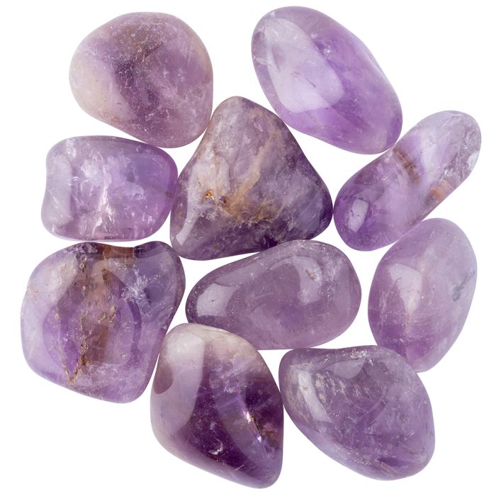 Amethyst 2nd Grade Extra Large Tumblestone 40-50mm, Brazil (500g) NETT