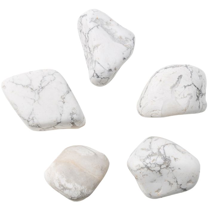 Howlite Extra Large Tumblestone 40-50mm (250g) NETT