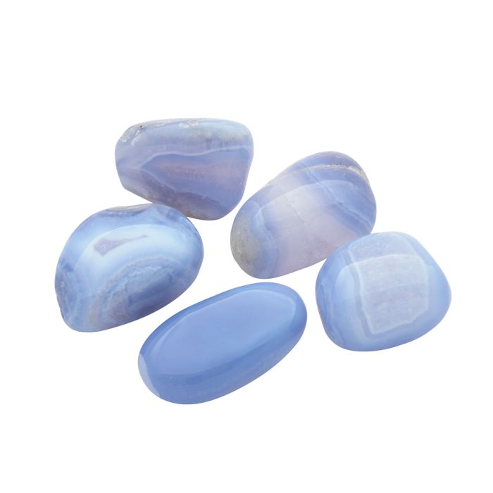 Agate Lace Blue 30-40mm Large Tumblestone (100g) NETT