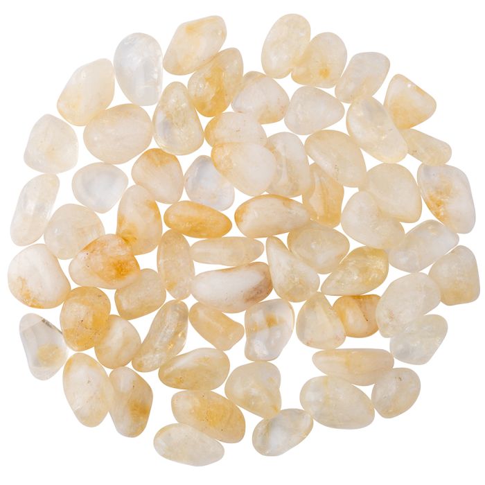 Citrine Heat Treated Small Tumblestone 10-20mm (250g) NETT