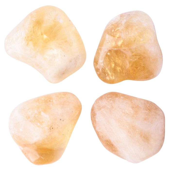 Heat Treated Citrine Large Tumblestone 30-40mm, Brazil (100g) NETT