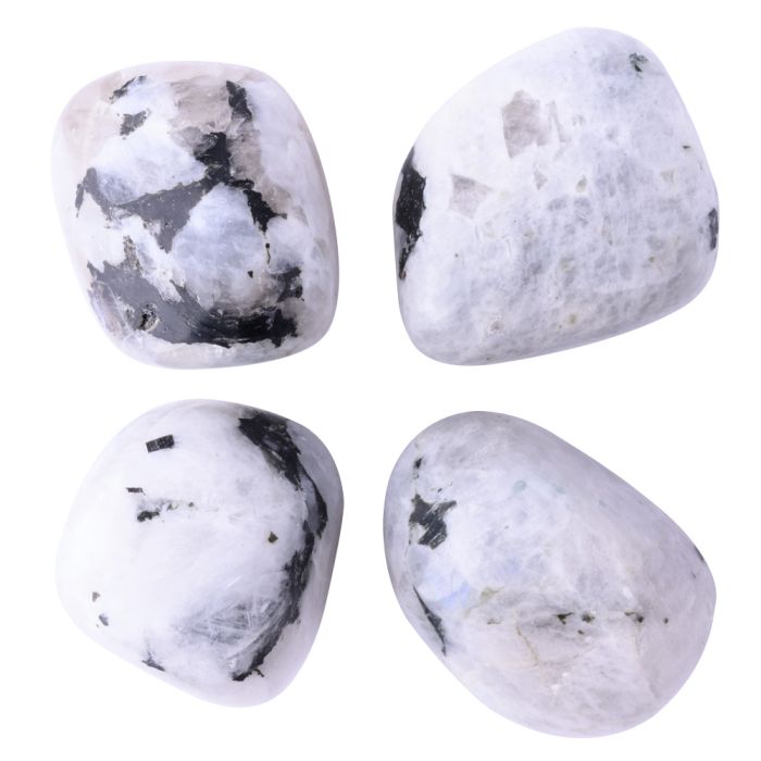 Moonstone Rainbow Large Tumblestone 30-40mm (100g) NETT