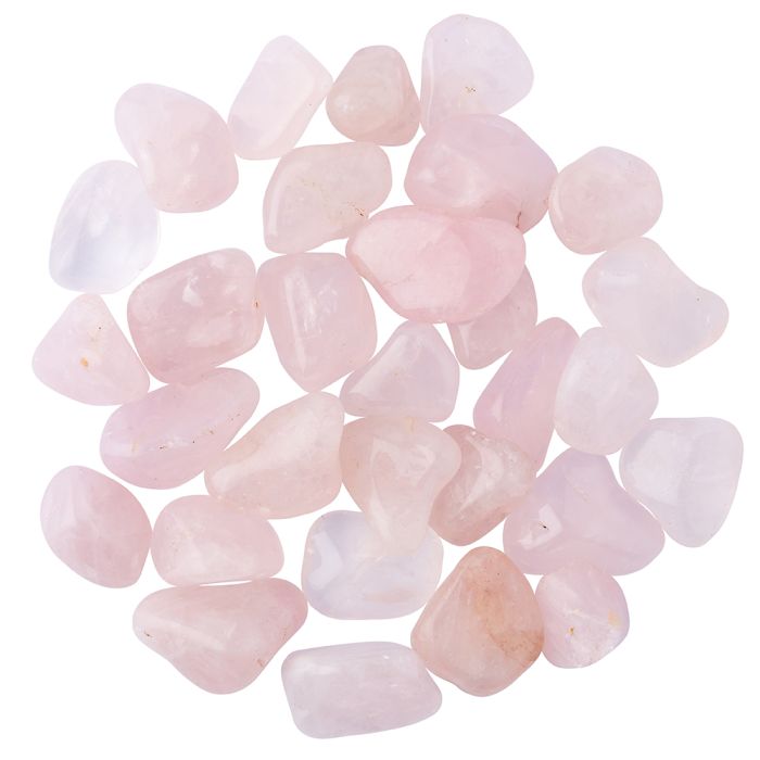 Rose Quartz A Grade Small Tumblestone 10-20mm, Brazil (100g) NETT