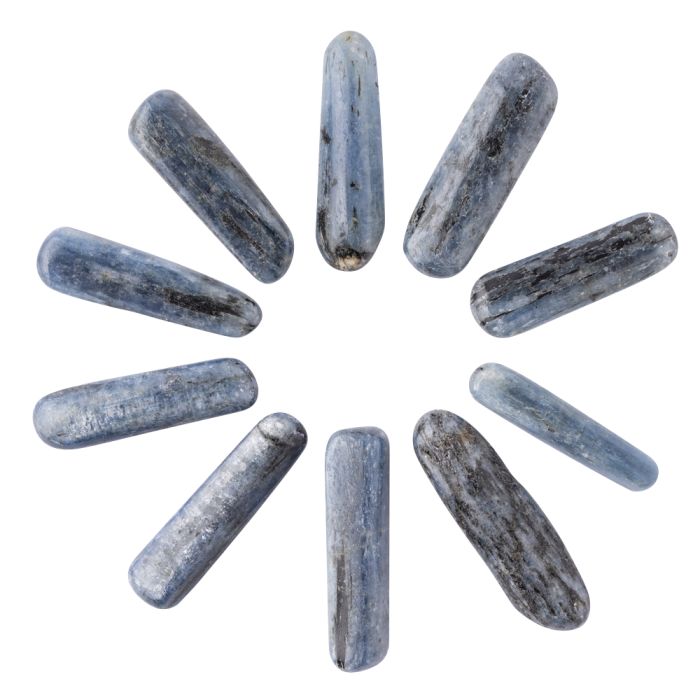 Kyanite Extra Large Tumblestone 30-50mm, China (100g) NETT