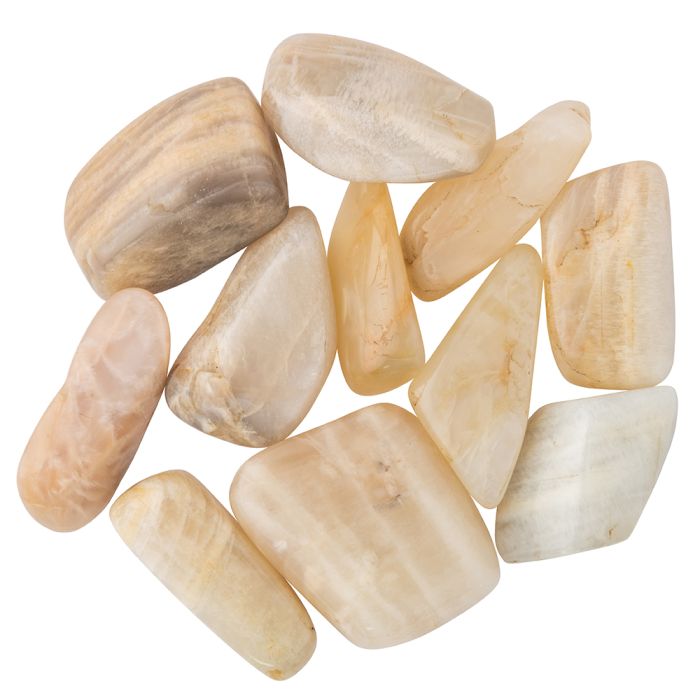 Moonstone Extra Large Tumblestone 40-50mm, India (250g) NETT