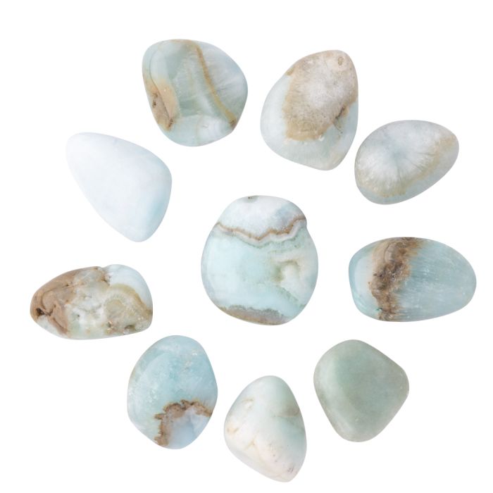 Hemimorphite Medium Tumblestone 20-30mm, China (100g) NETT