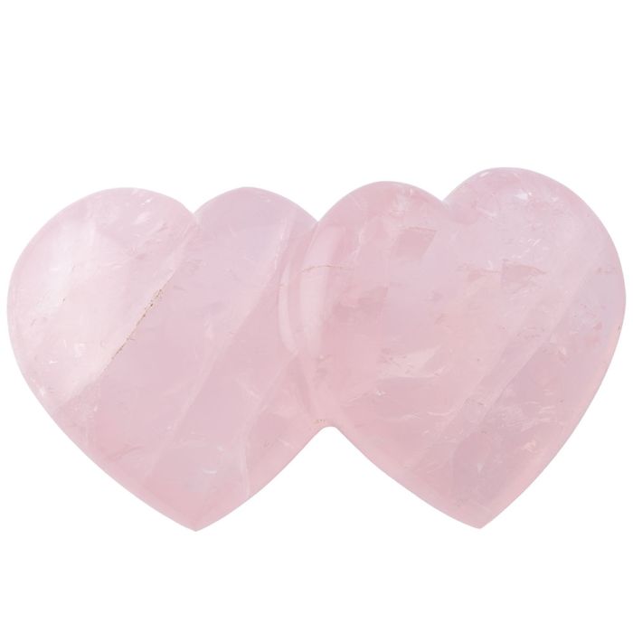 Rose Quartz Friendship Heart, Madagascar (1 Piece) NETT